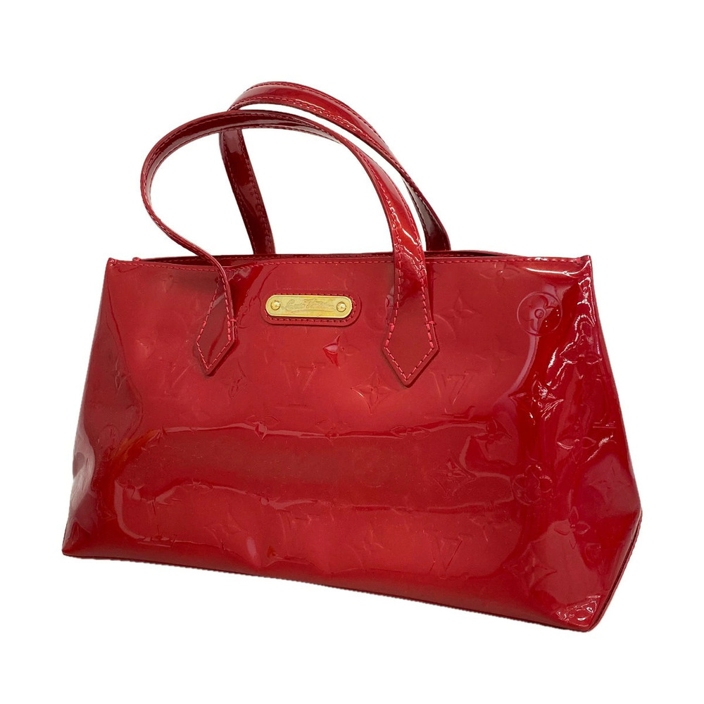 Louis Vuitton Vernis Wilshire Handbag Pomme d Amour